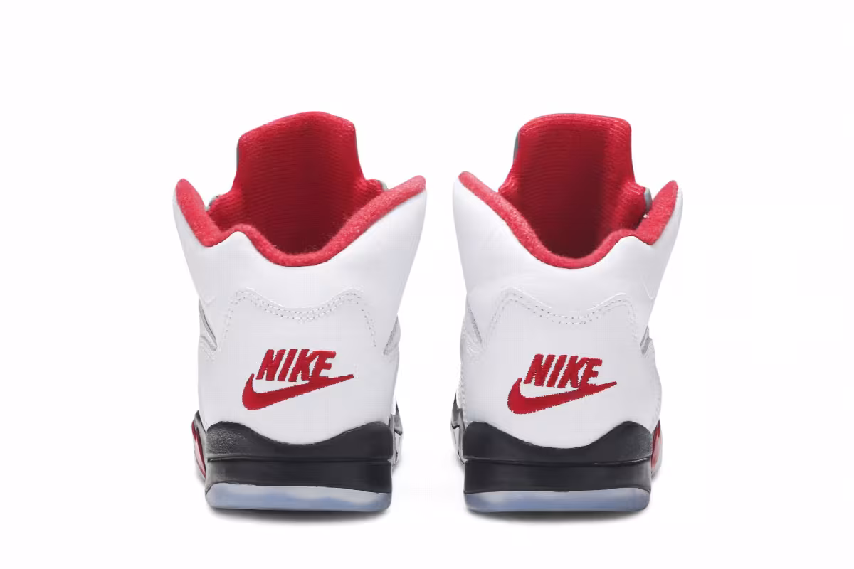 Air Jordan 5 PS White Fire Red 2020, view 7