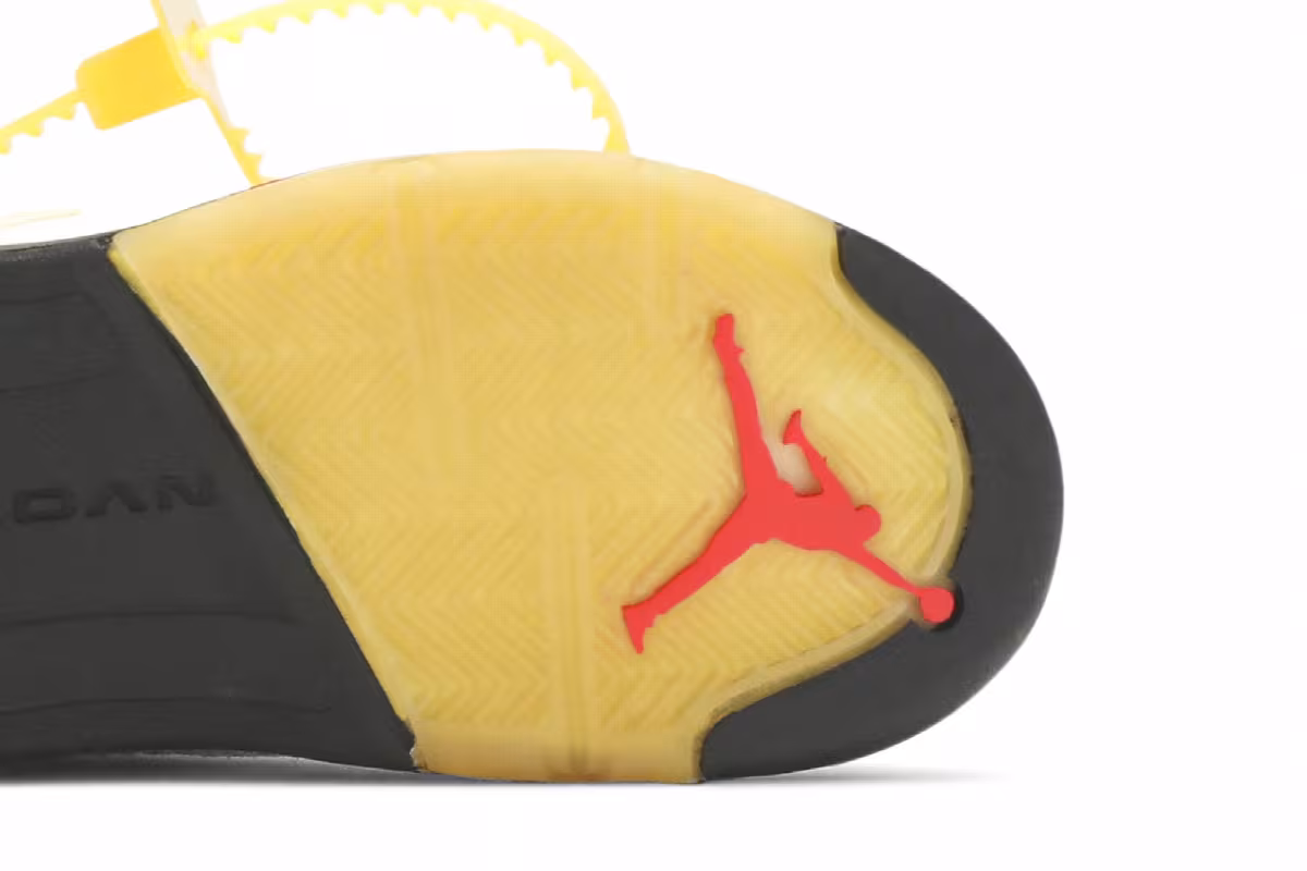 Off-White x Air Jordan 5 SP TD Sail, view 6