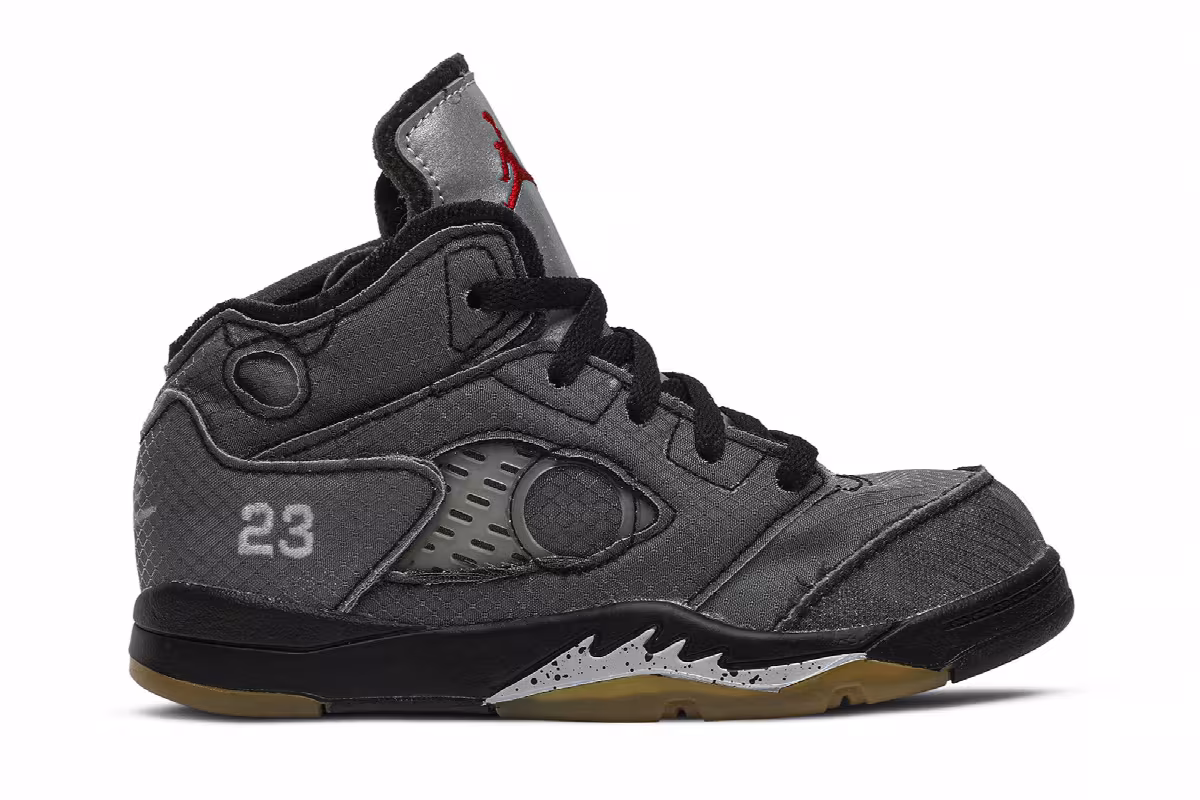 Off-White x Air Jordan 5 SP TD Muslin, view 2