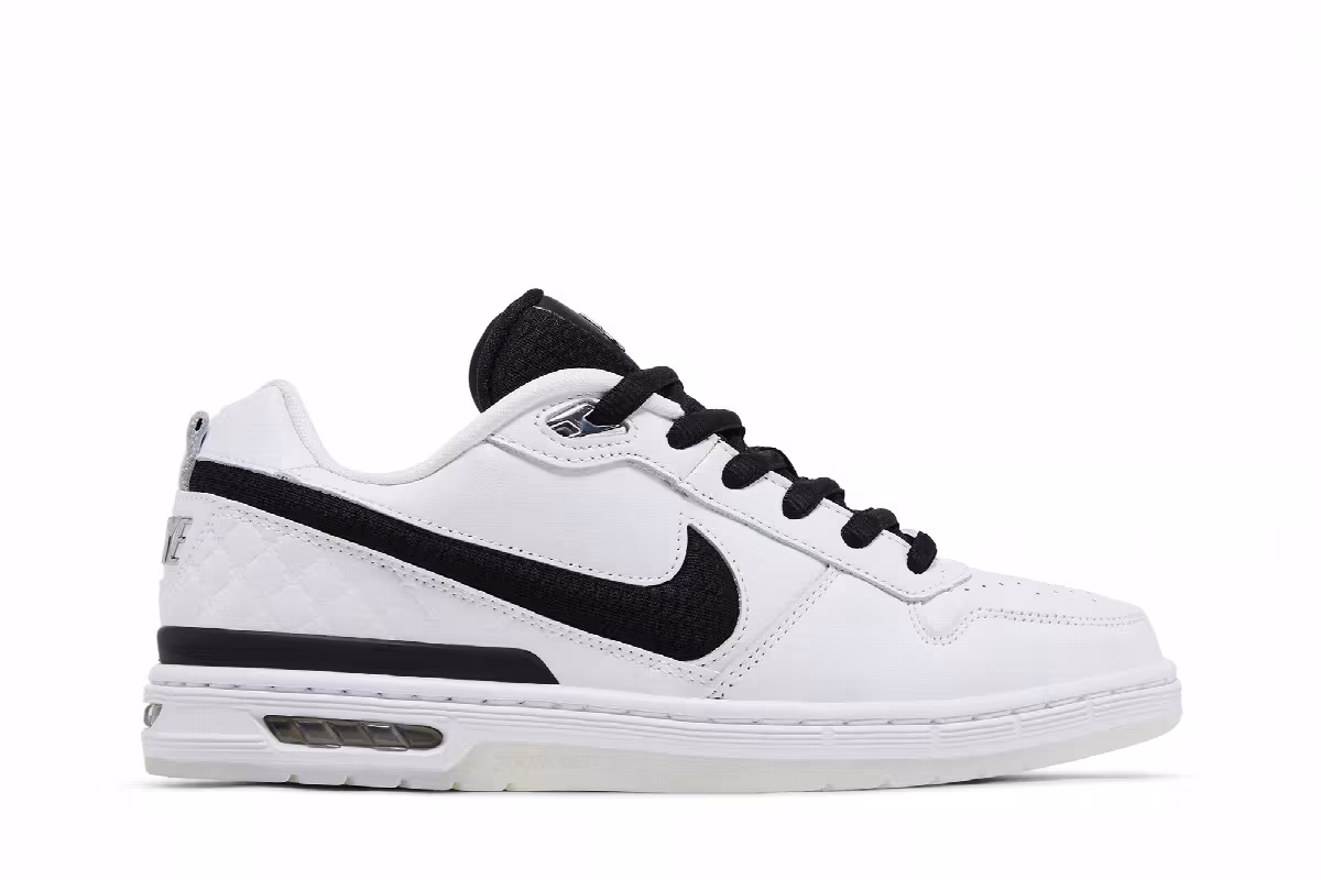 Nike Zoom Air Paul Rodriguez 1 White Black 2025, view 2