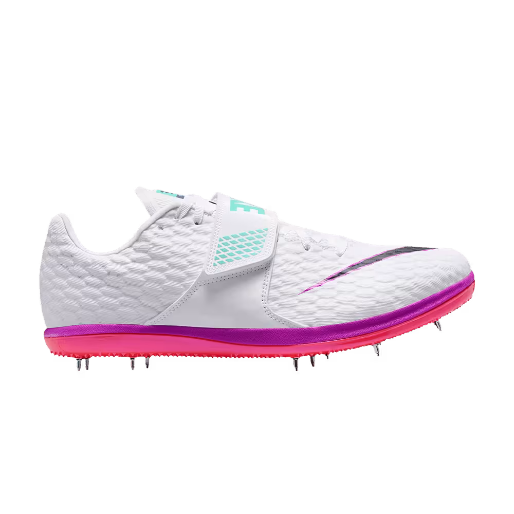 Nike High Jump Elite White/Bright Crimson/Hyper Violet/Obsidian