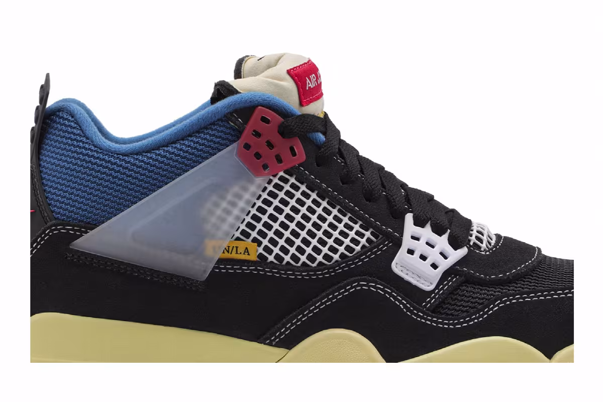 Union LA x Air Jordan 4 Off Noir, view 3