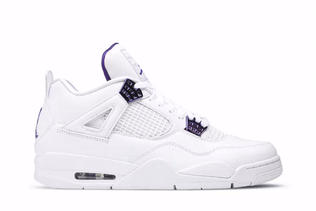 Air Jordan 4 Purple Metallic, view 2