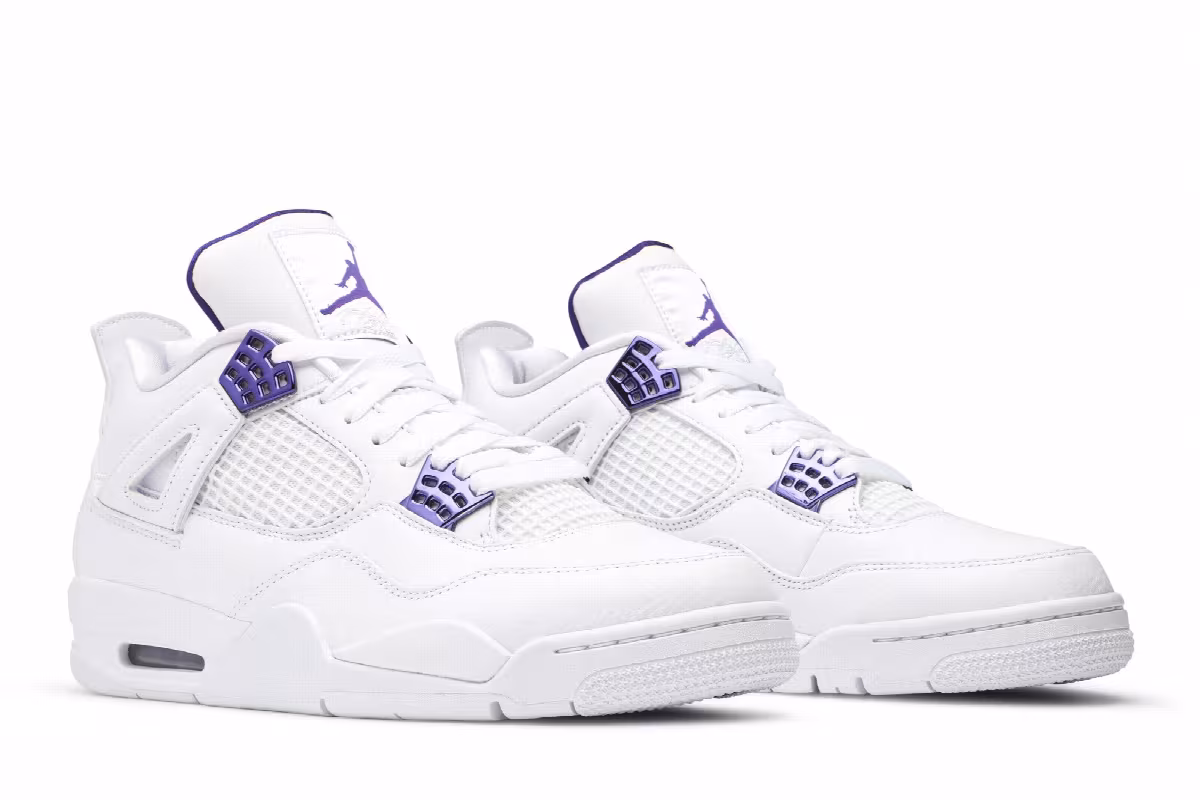 Air Jordan 4 Purple Metallic, view 9