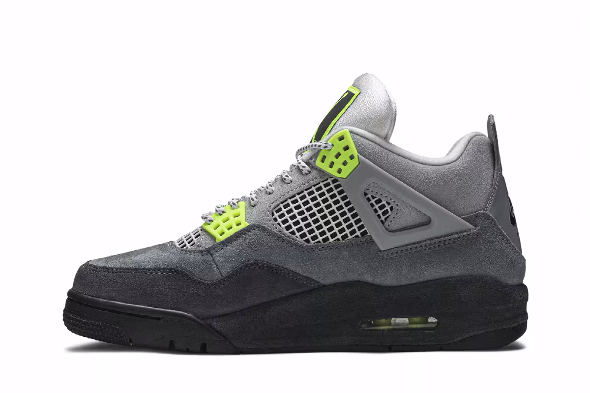 Air Jordan 4 SE Neon 95, view 4