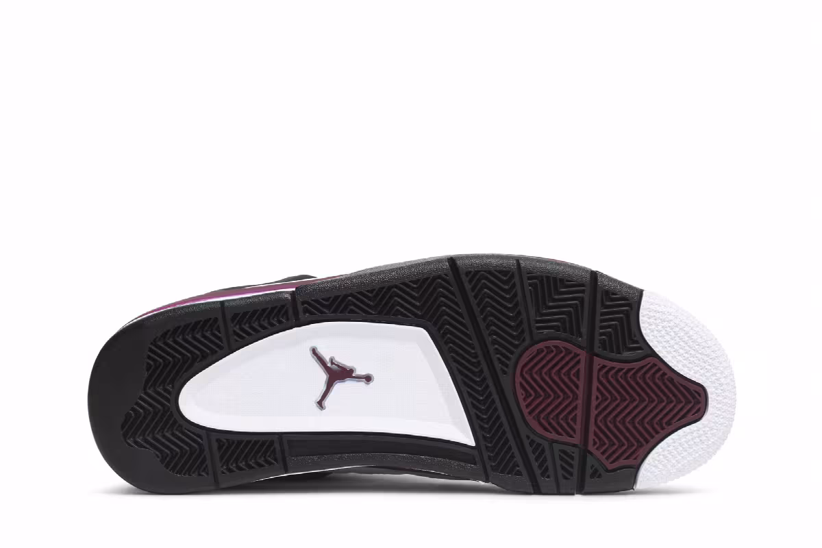 Paris Saint-Germain x Air Jordan 4 Bordeaux, view 5