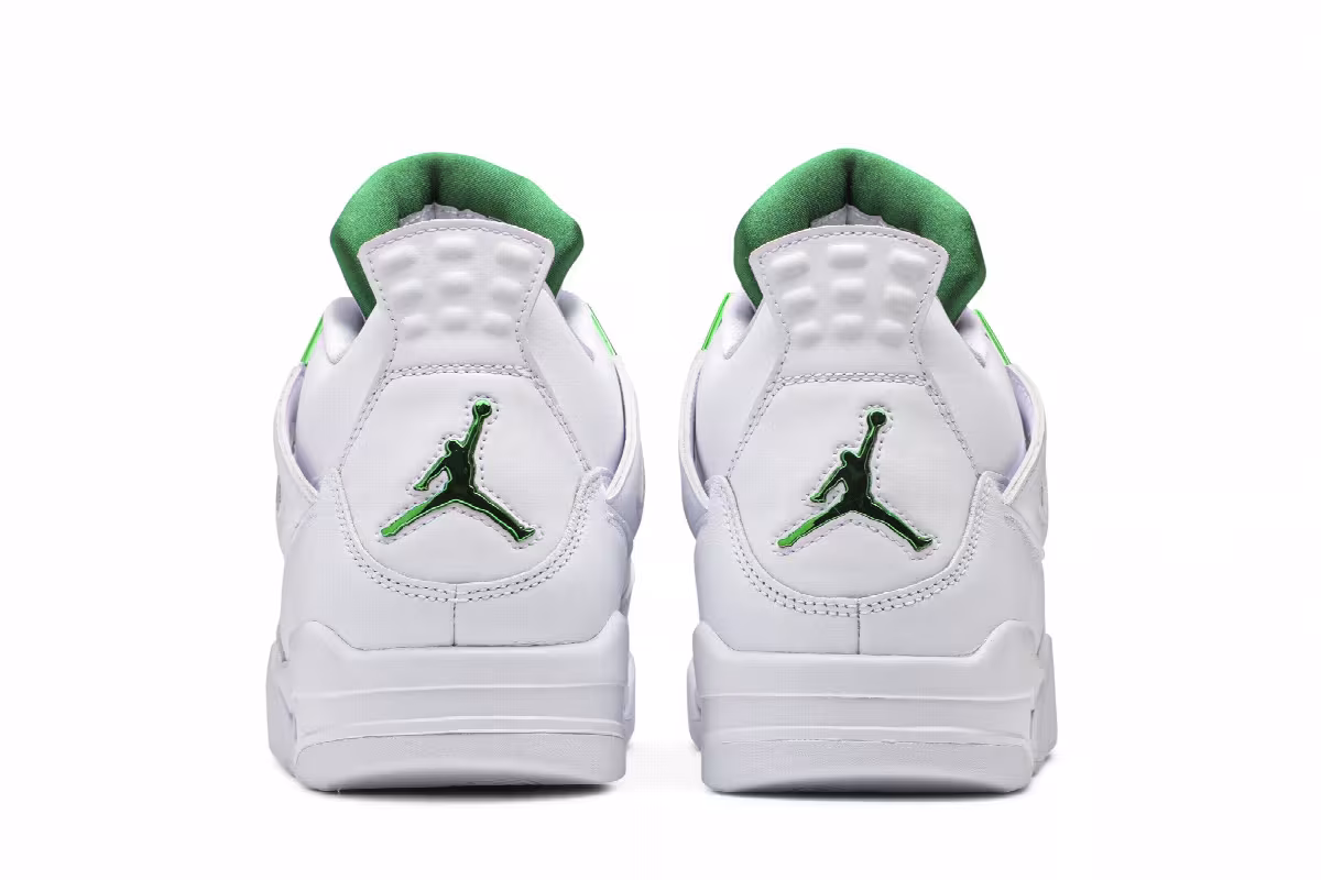 Air Jordan 4 Green Metallic, view 7