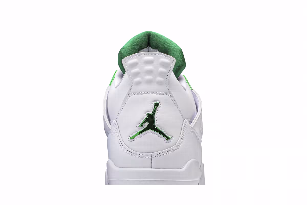 Air Jordan 4 Green Metallic, view 8