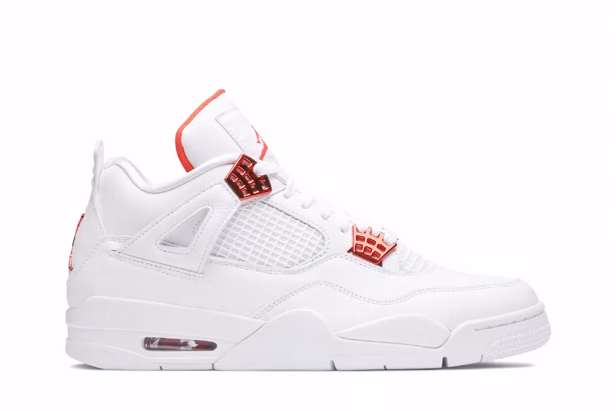Air Jordan 4 Orange Metallic, view 2