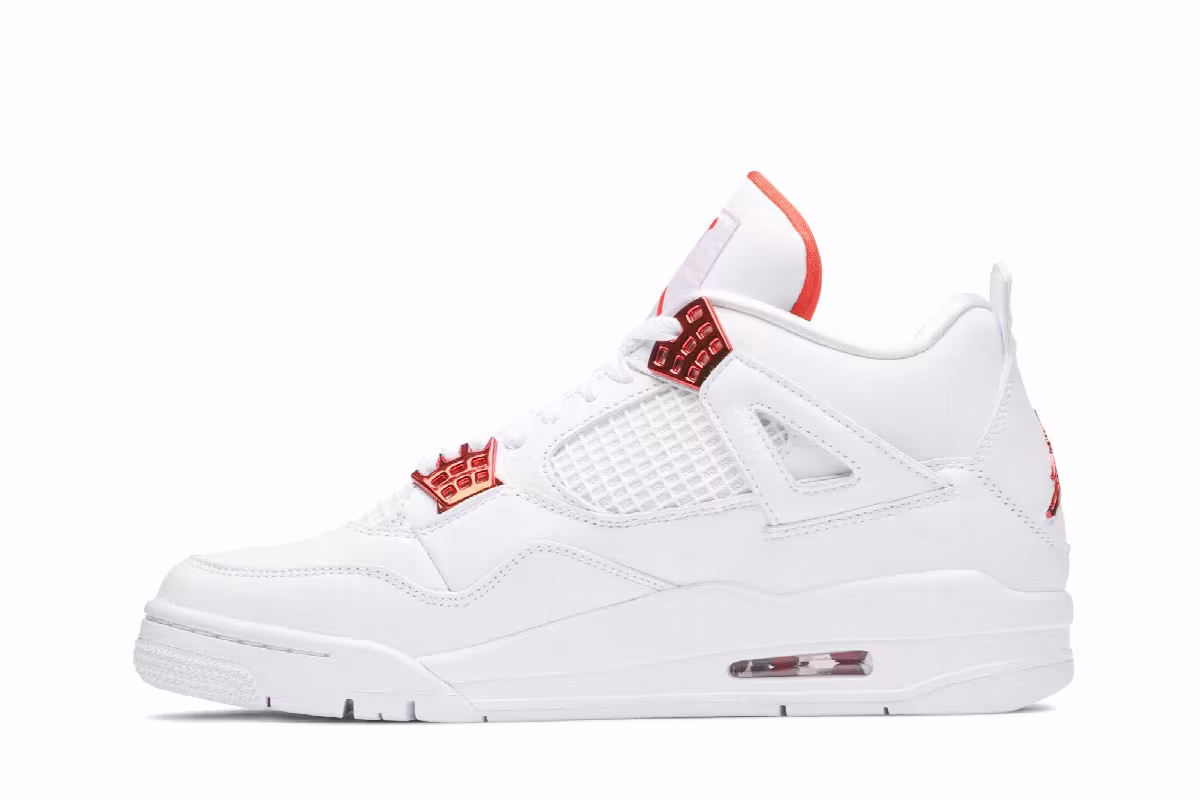 Air Jordan 4 Orange Metallic, view 4