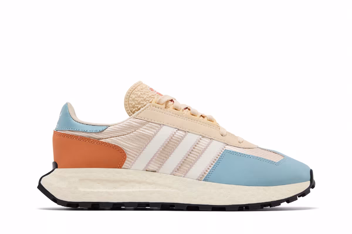 adidas Retropy E5 Cream Light Blue Orange, view 2