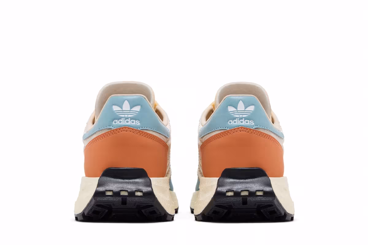adidas Retropy E5 Cream Light Blue Orange, view 7