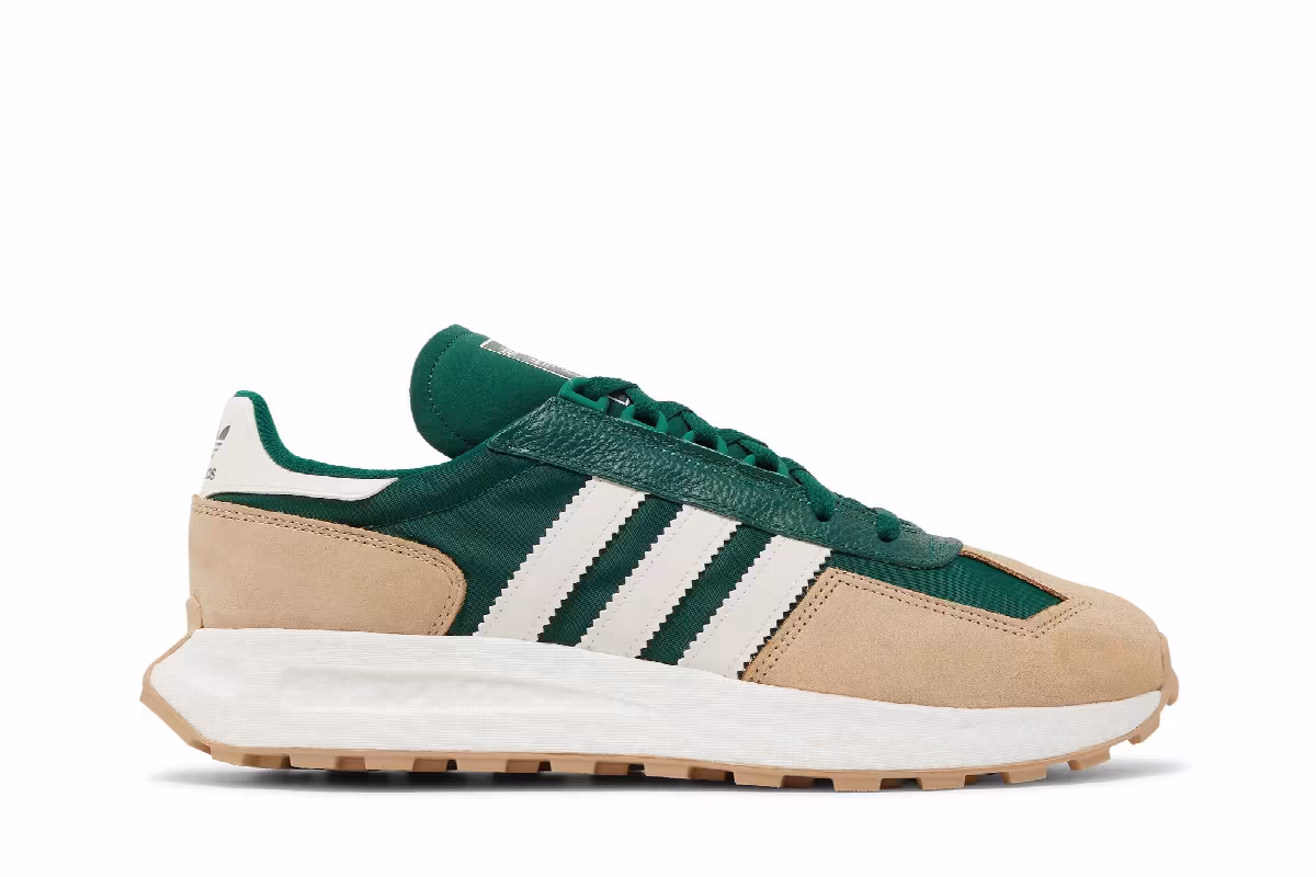 adidas Retropy E5 Dark Green Magic Beige, view 2