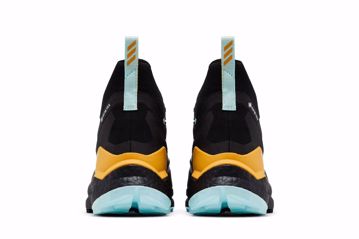 Adidas Terrex Free Hiker GORE-TEX 2.0 Black Aqua Yellow, view 7