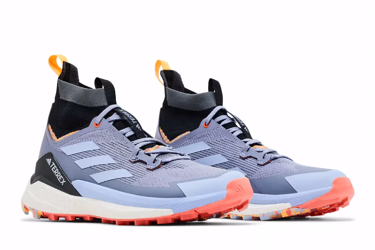 adidas Terrex Free Hiker 2.0 Silver Violet Blue Dawn, view 9