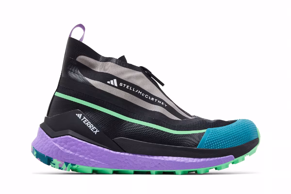 Stella McCartney x adidas Terrex Free Hiker GORE-TEX Black Lilac Green, view 2