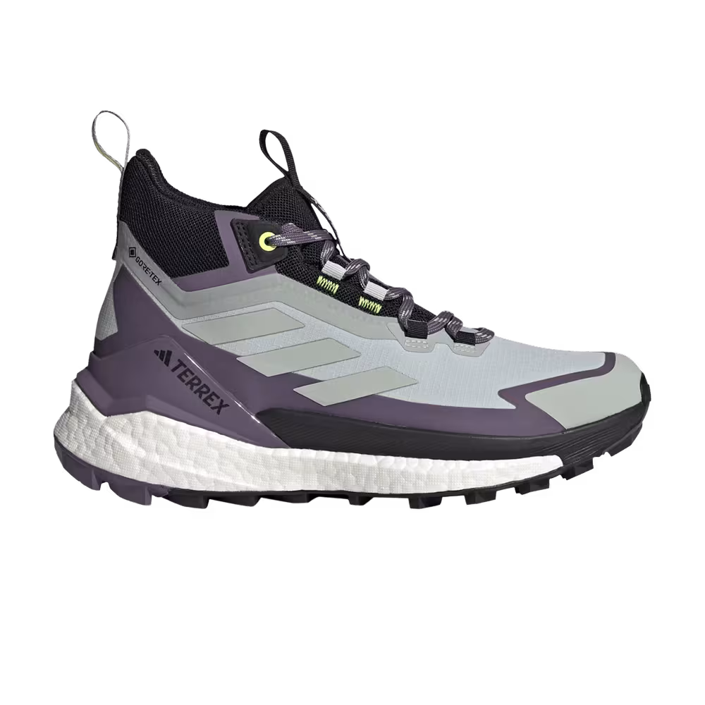 Adidas Women's Terrex Free Hiker 2 GORE-TEX Wonder Silver Lucid Lemon