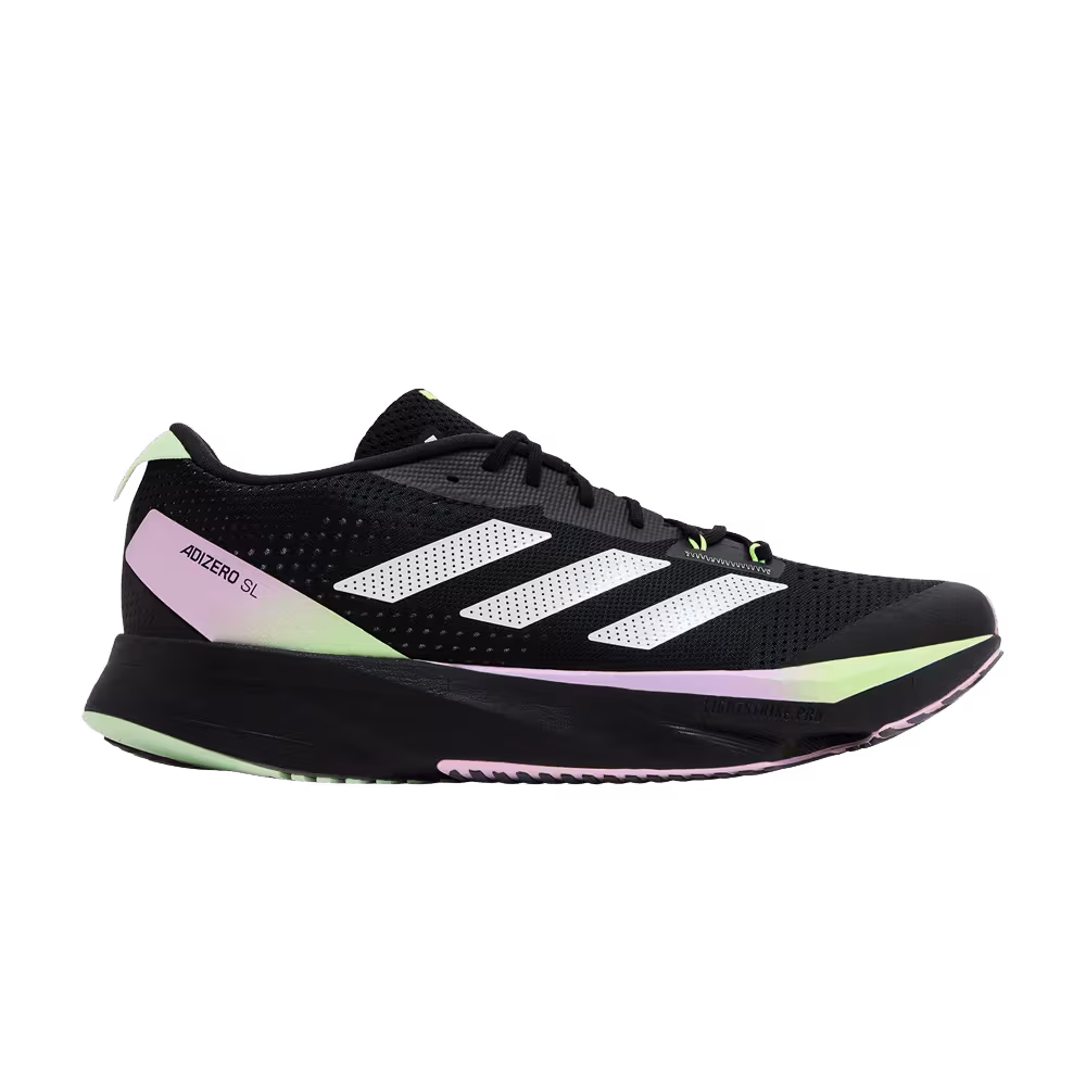 adidas Adizero SL Black Green Spark