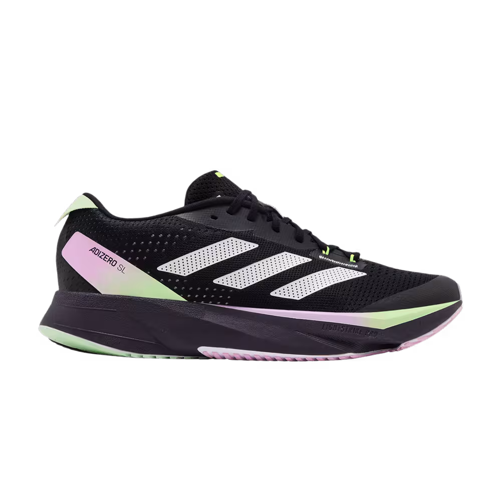 adidas Women's Adizero SL Black Green Spark