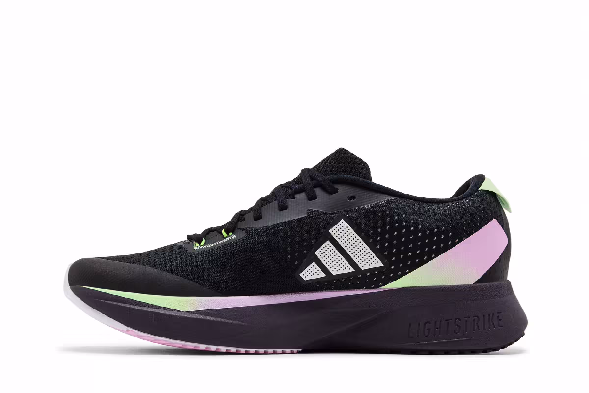 adidas Women's Adizero SL Black Green Spark, view 4