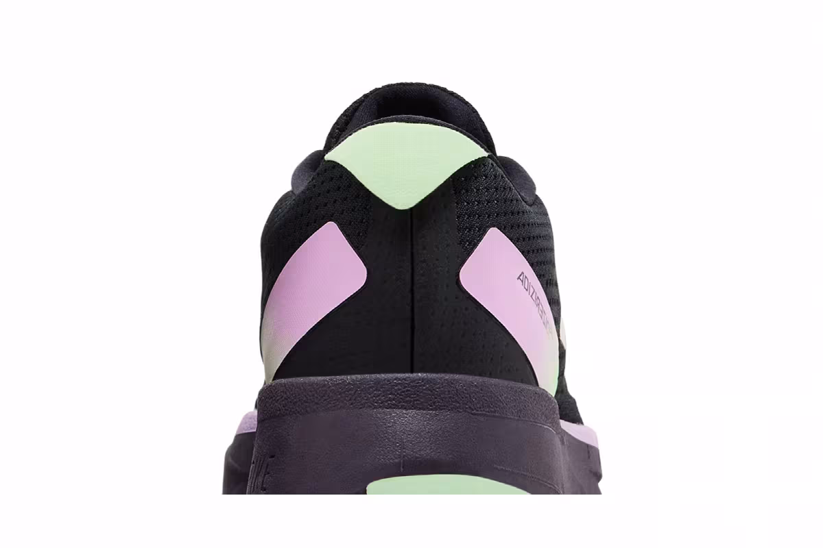 adidas Women's Adizero SL Black Green Spark, view 8