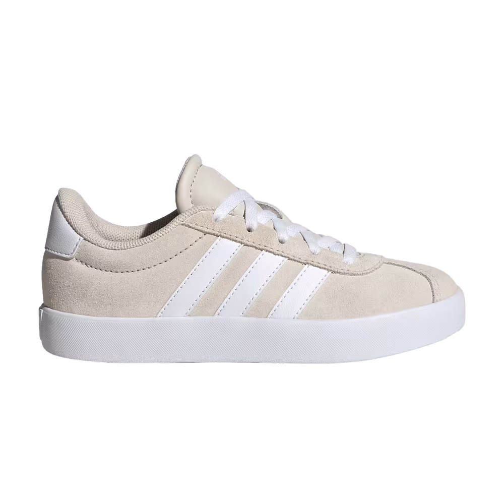 adidas VL Court 3.0 J Aluminium White