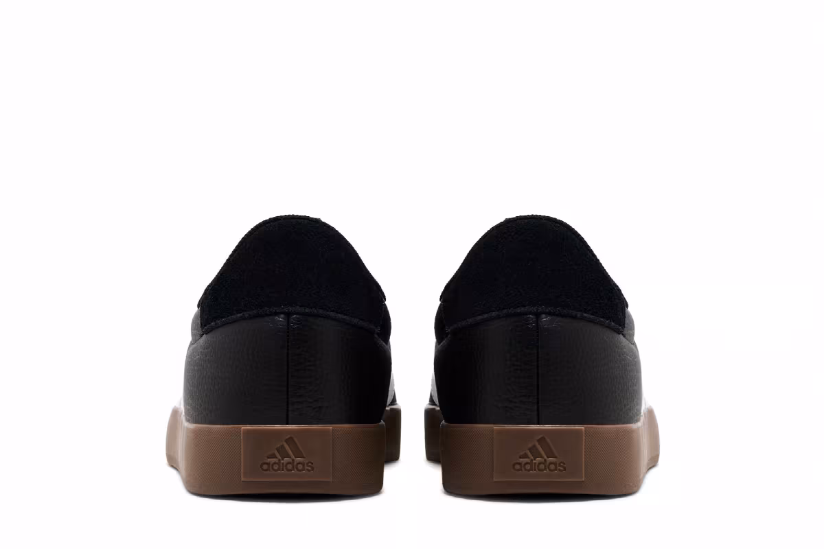 Adidas VL Court 3.0 Black White Gum, view 7
