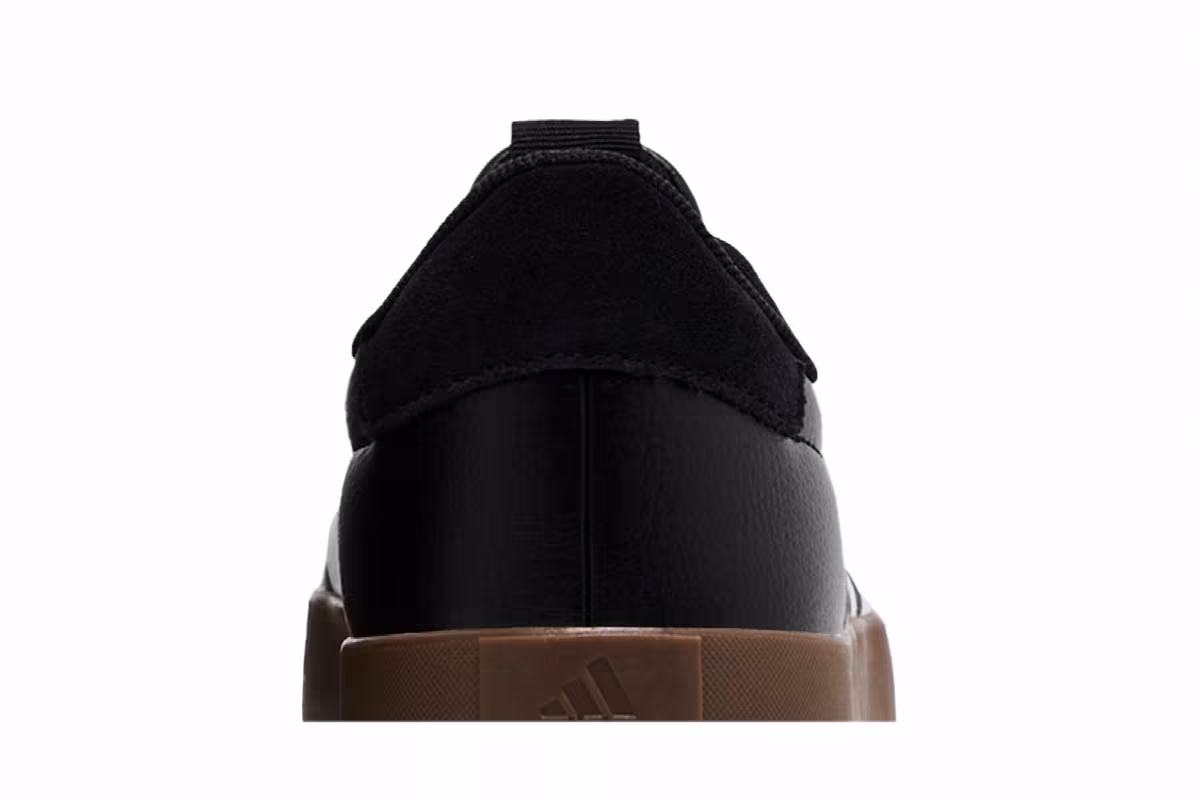 adidas Women's VL Court 3.0 Black White Gum, view 8