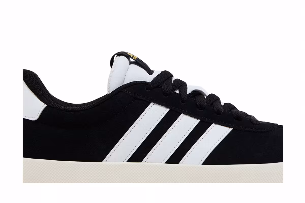 Adidas Women's VL Court 3.0 Black White, view 3