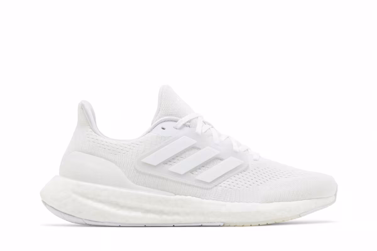 Adidas PureBoost 23 Triple White, view 2