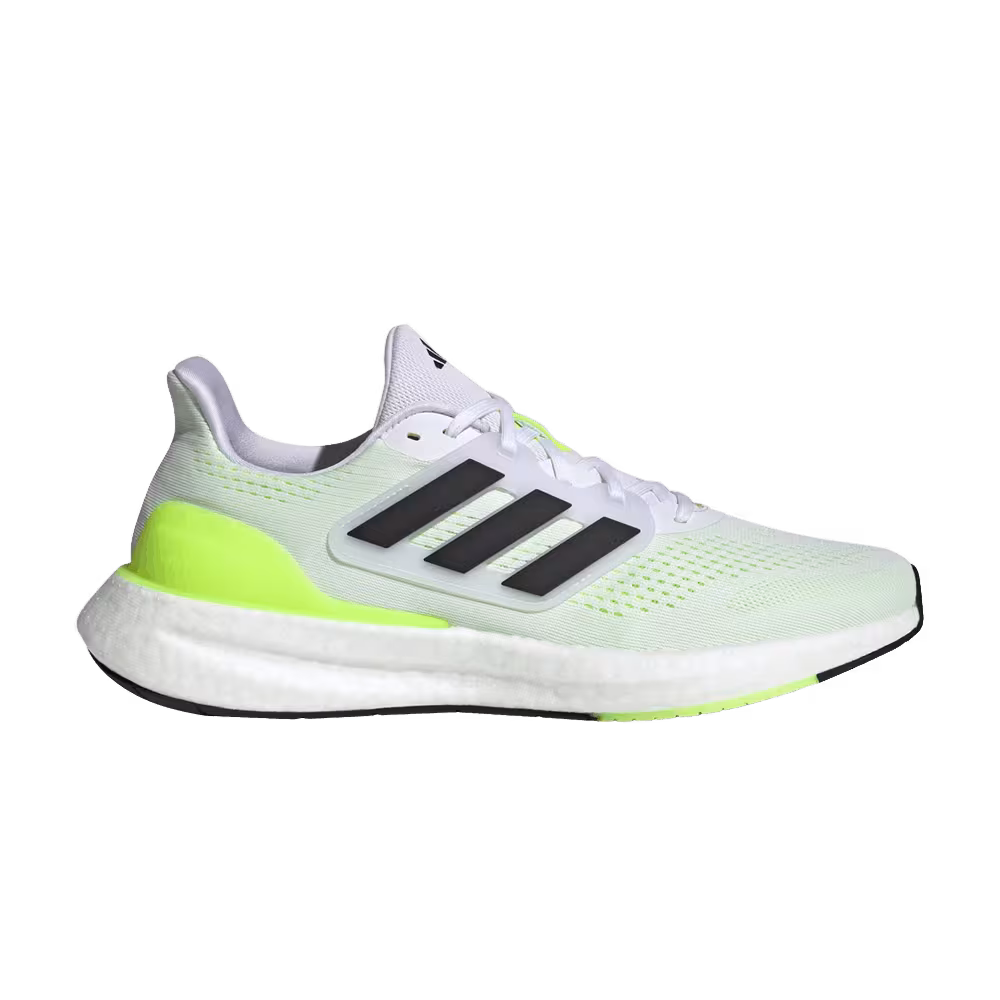 Adidas PureBoost 23 White Lucid Lemon