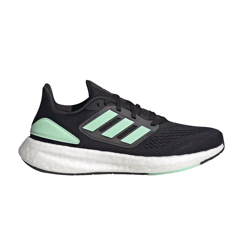 Adidas Women's PureBoost 22 Black Pulse Mint
