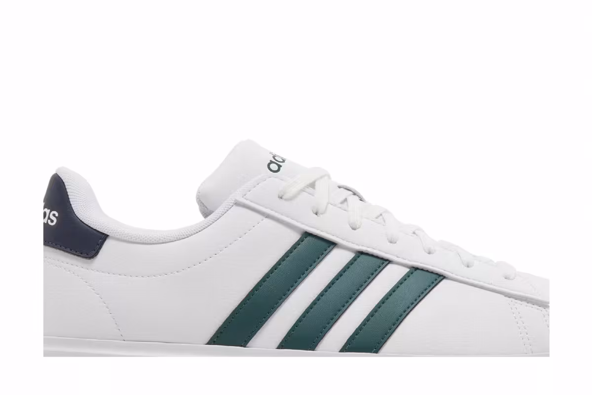 Adidas Grand Court Cloudfoam White Collegiate Green, view 3