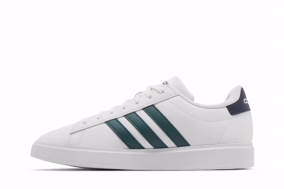 Adidas Grand Court Cloudfoam White Collegiate Green, view 4