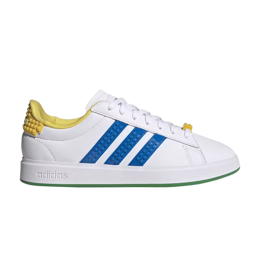 LEGO x adidas Grand Court 2.0 White Blue Yellow