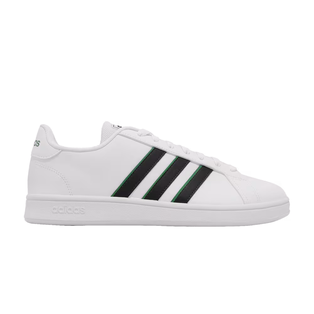 Adidas Grand Court Base White Carbon Green