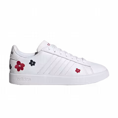 Adidas Wmns Grand Court Cloudfoam 'Floral Embroidery'