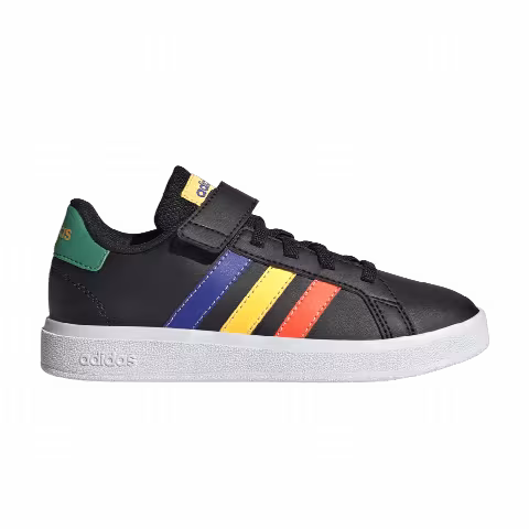 Adidas Grand Court J 'Black Colorblock'