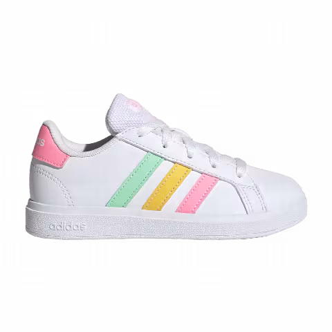 Adidas Grand Court 2.0 Big Kid 'White Multi-Color'