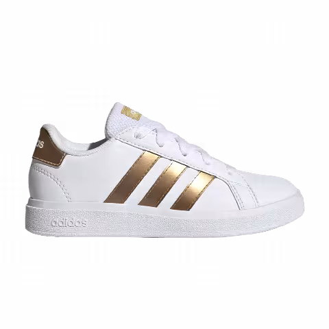 Adidas Grand Court J 'White Matte Gold'