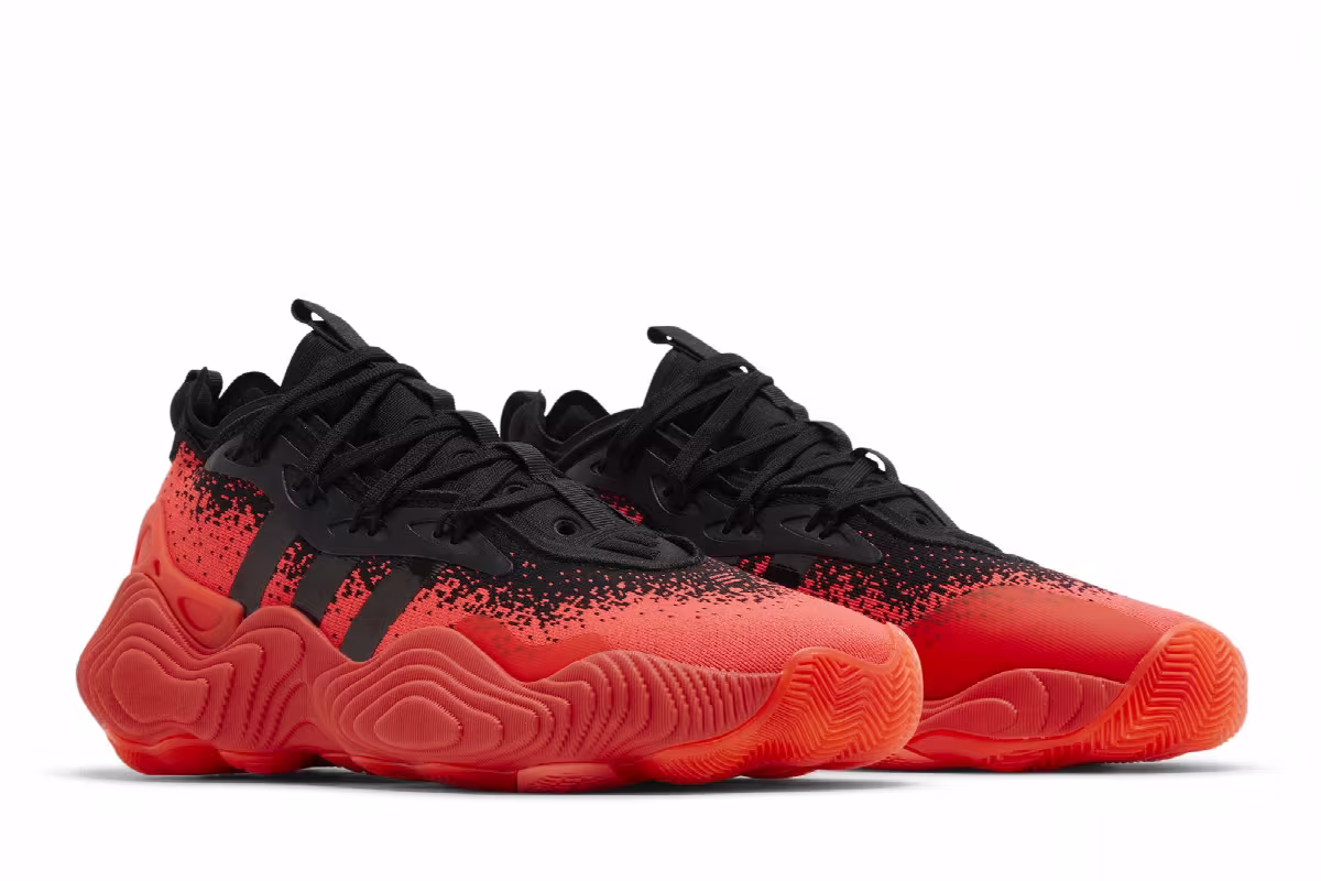adidas Trae Young 3 Solar Red, view 9