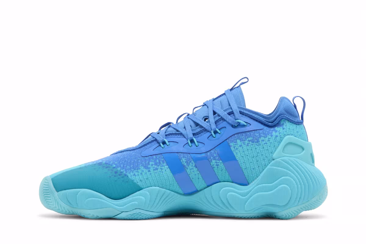 adidas Trae Young 3 Lucid Cyan, view 4