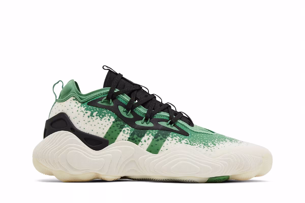 adidas Trae Young 3 Preloved Green, view 2