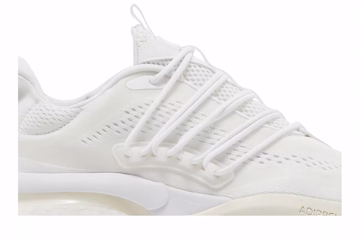 adidas AlphaBoost V1 Triple White, view 3