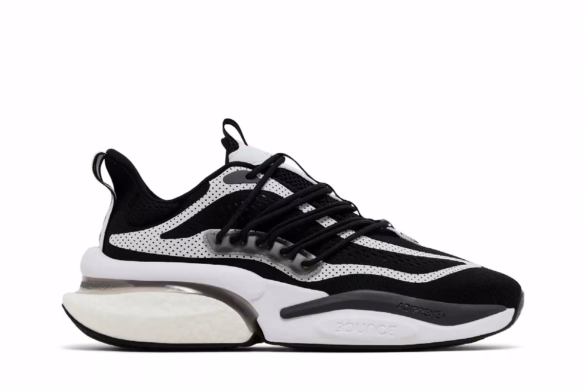 adidas AlphaBoost V1 Black White, view 2