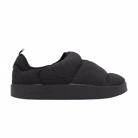 adidas Puffylette 'Core Black Fleece'