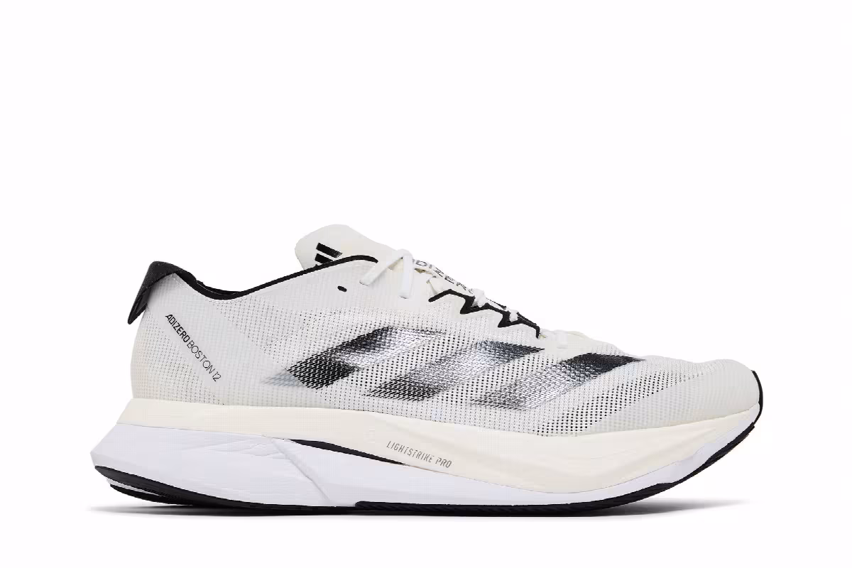 adidas Adizero Boston 12 White Night Metallic, view 2