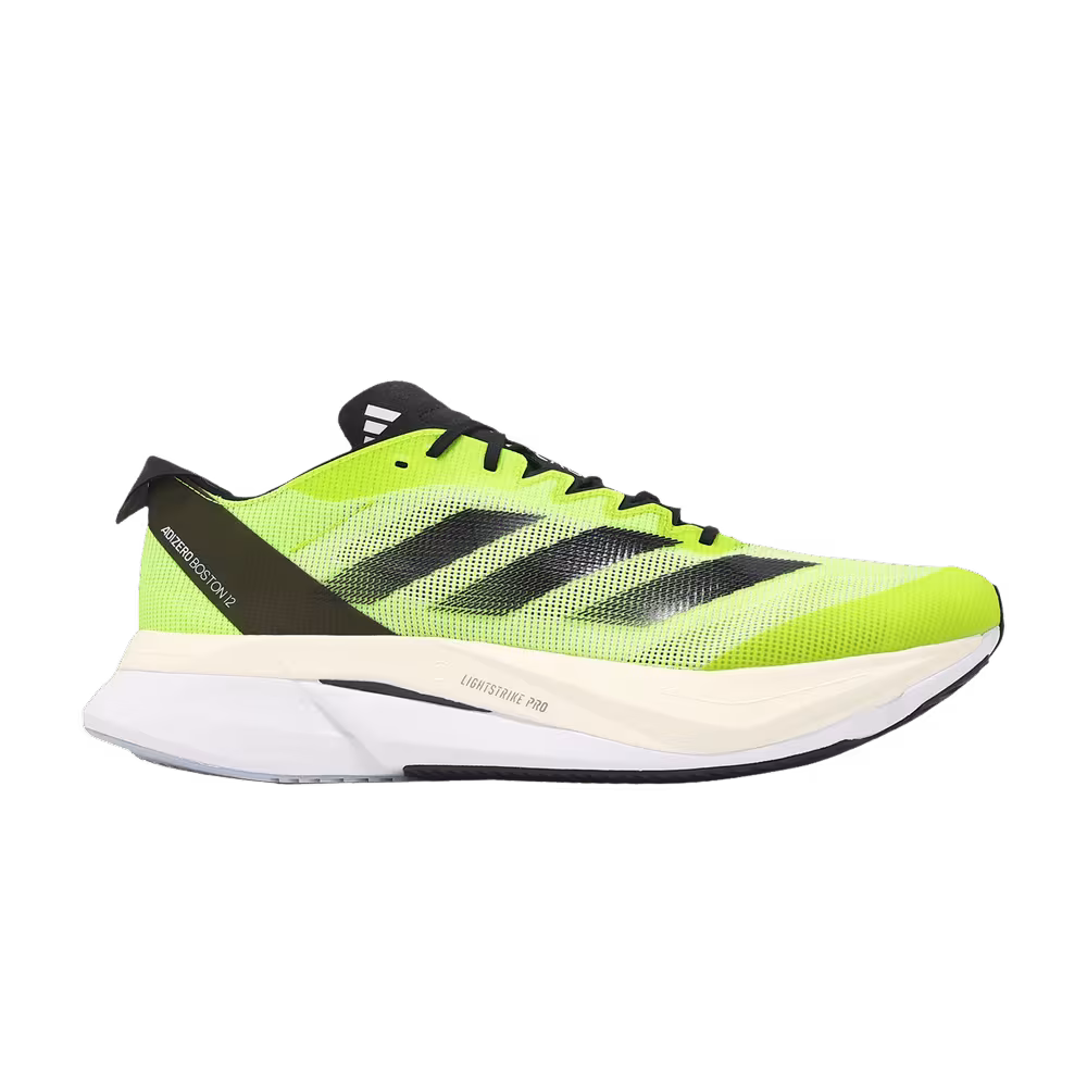 adidas Adizero Boston 12 Lucid Lemon Black