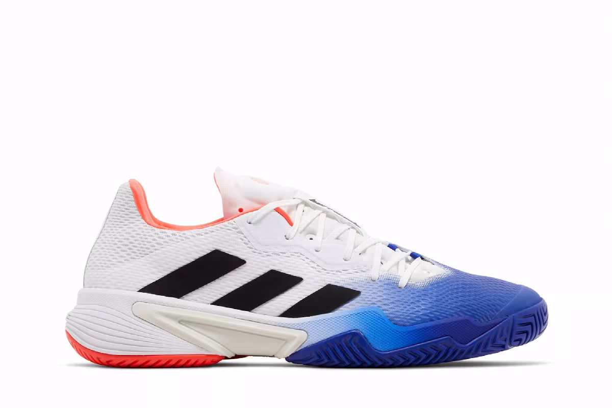 Adidas Barricade Lucid Blue Solar Red, view 2
