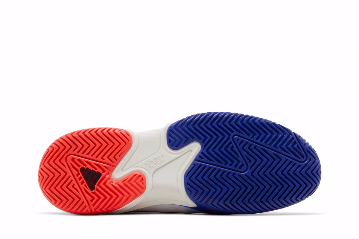 Adidas Barricade Lucid Blue Solar Red, view 5